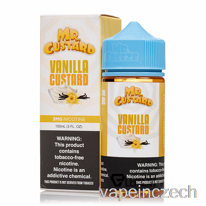 Vanilkový Pudink - Mr Pudink - 100 Ml 3mg Vape Per